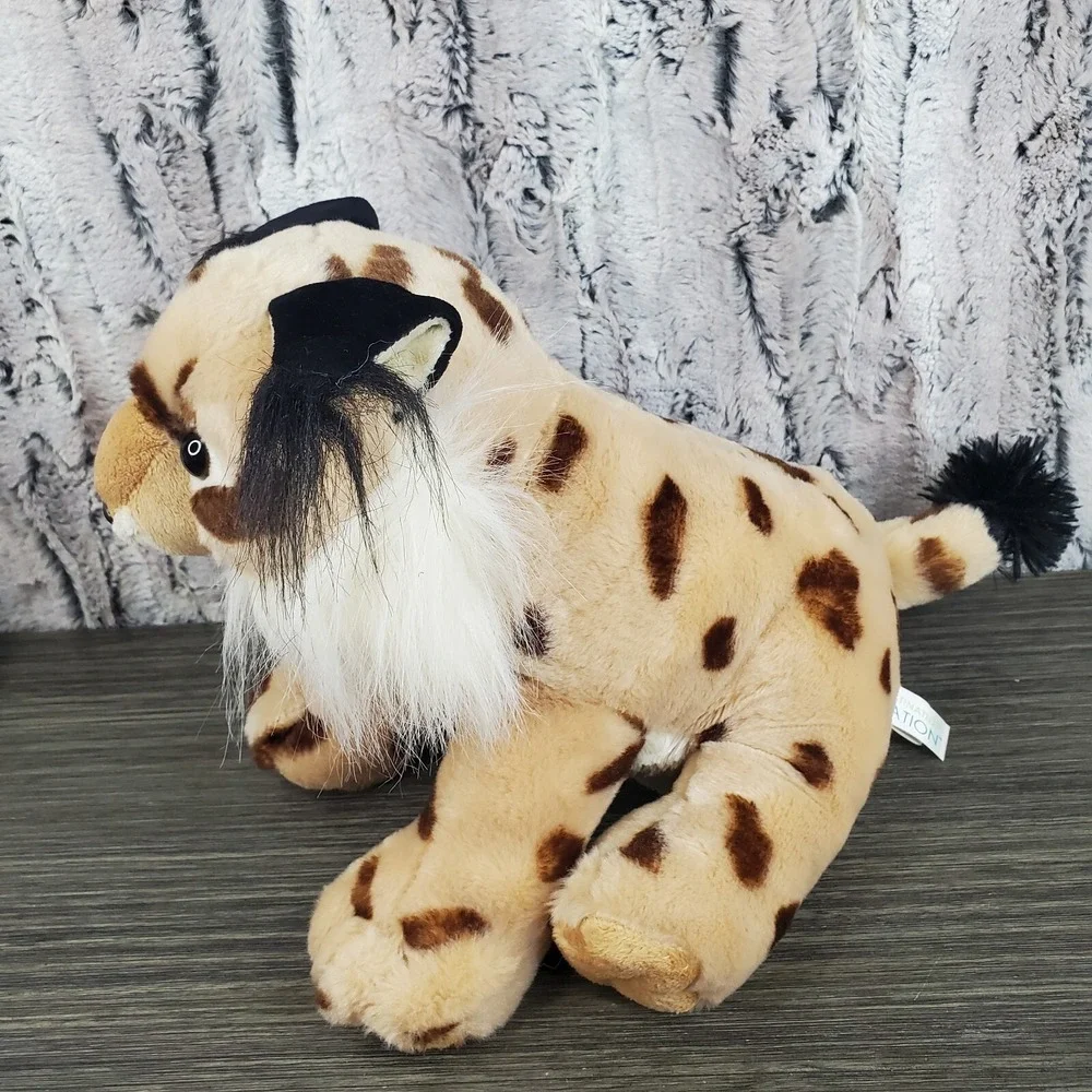 Destination Nation Lynx Cat Bobcat Plush Stuffed Animal